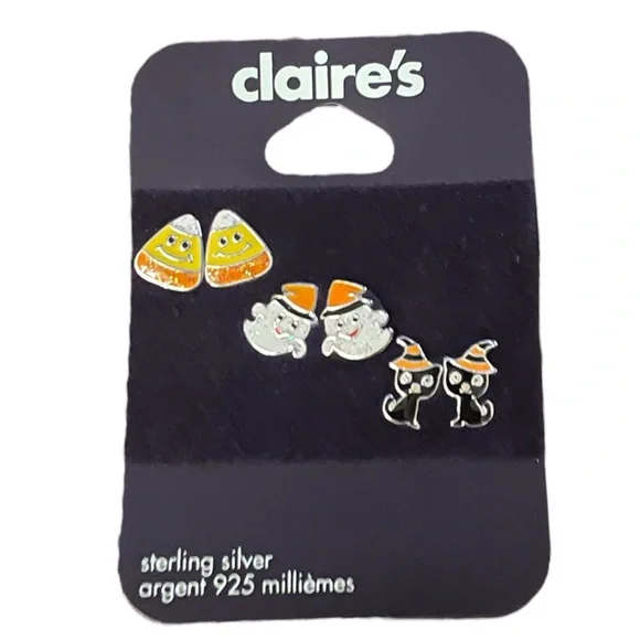 Claire's Accessories Bnwt Claires Sterling Silver Halloween